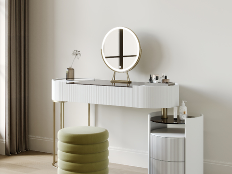 现代梳妆台3d模型