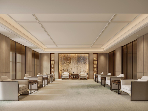  会客室 接待室 贵宾室3d模型 