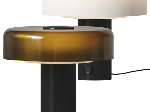  Flos 圆形台灯3d模型 