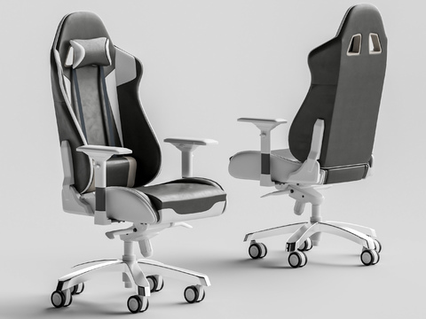  电竞椅 办公椅 转椅3d模型 