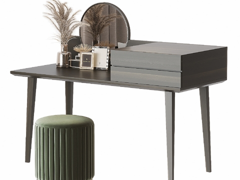 现代梳妆台3d模型