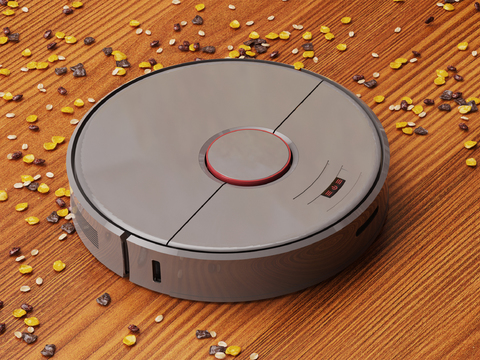  扫地机器人3d模型 