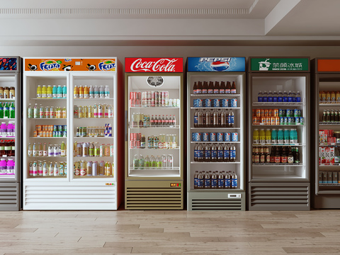  冰箱 冰柜 饮料柜3d模型 