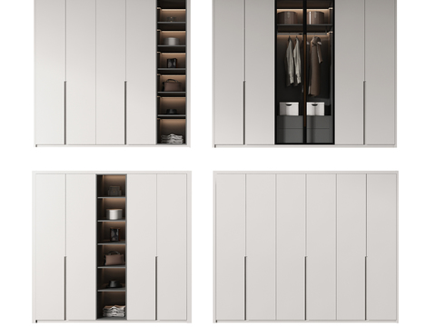 衣柜精选3d模型合辑