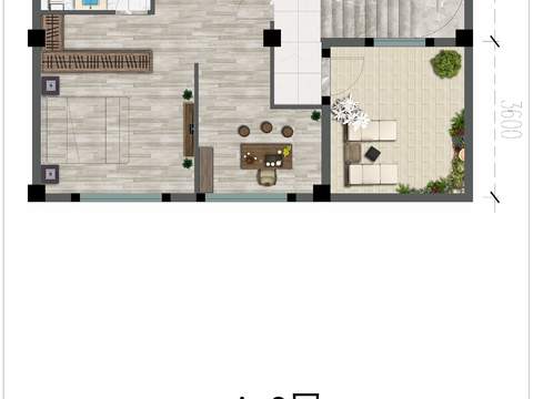  现代平面户型图psd 