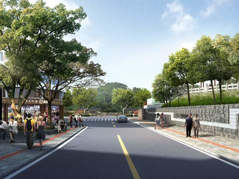  城市道路 街道psd 