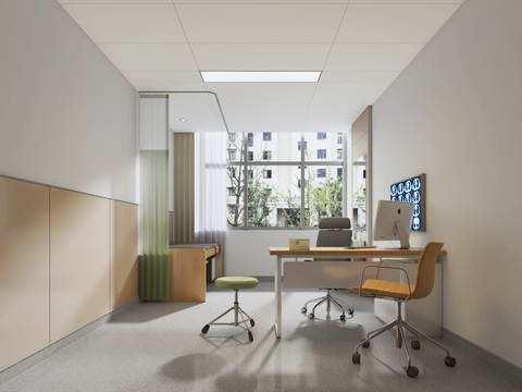  医院门诊室 会诊室3d模型 