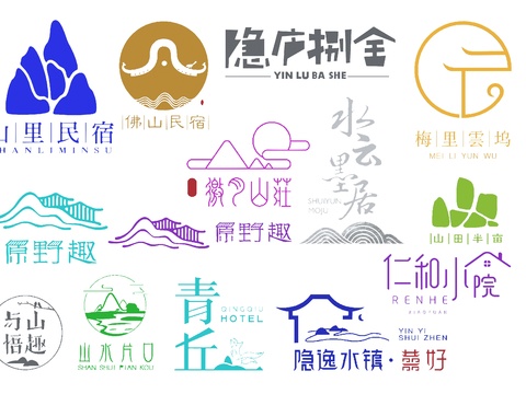  商业标识牌 乡村广告牌3d模型 