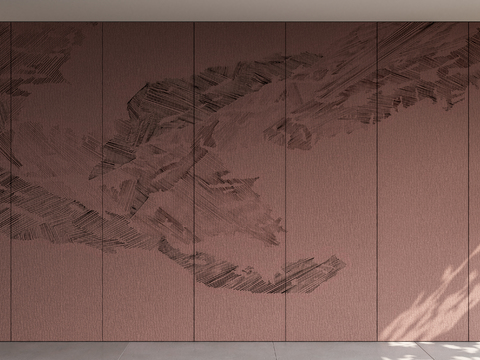  新中式软包 硬包3d模型 