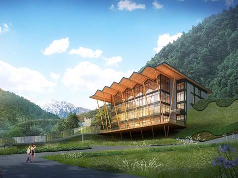  民宿 酒店 会所psd 