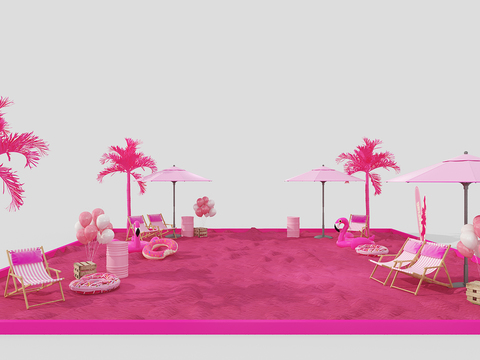  网红沙池 游乐设备3d模型 