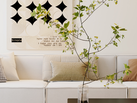  水生植物 水培绿植3d模型 