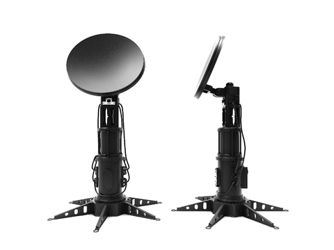  现代雷达信号塔3d模型 