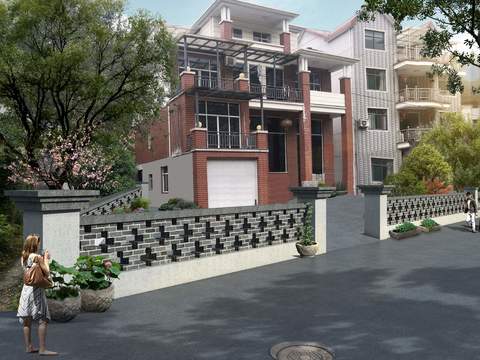  农民房 自建房psd 