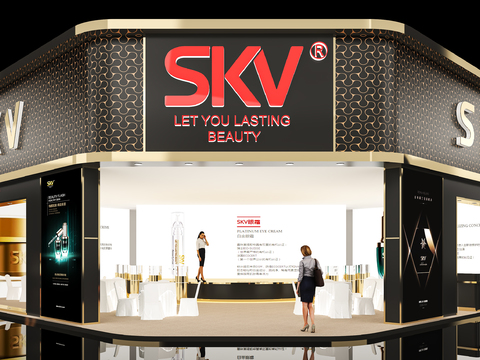  SKV美妆店3d模型 