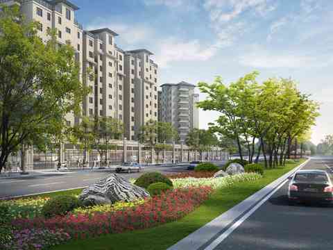  现代道路桥梁psd 