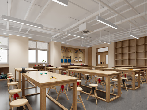  手工教室 手工坊3d模型 