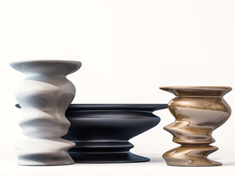  现代简约陶瓷3d模型 