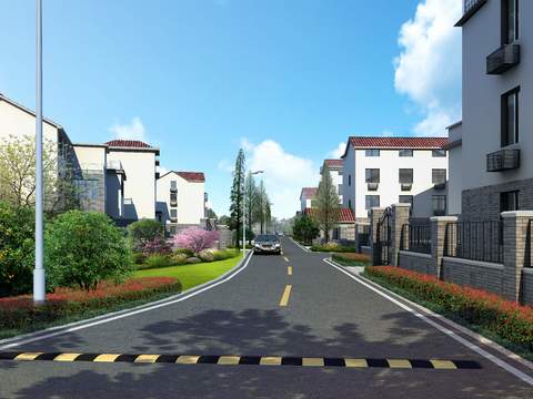  现代道路桥梁psd 