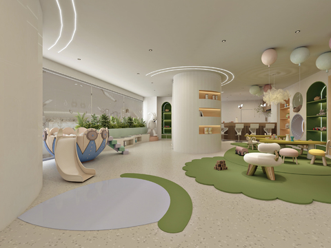  儿童娱乐区 活动中心3d模型 