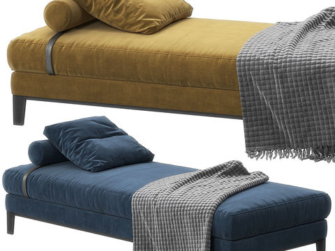  意大利 Poliform 现代布艺脚踏3d模型 