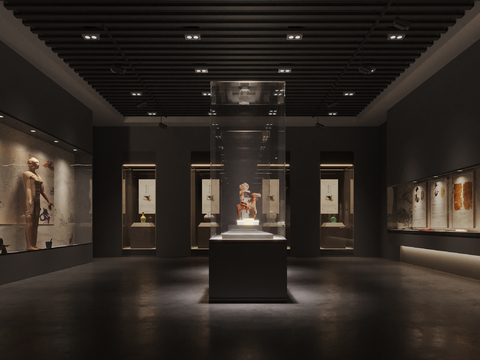  中医药文化馆 博物馆3d模型 