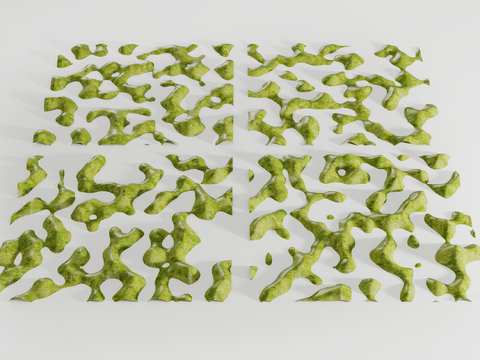  微地形小品3d模型 