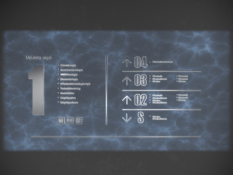 办公导视牌 标识牌3d模型 