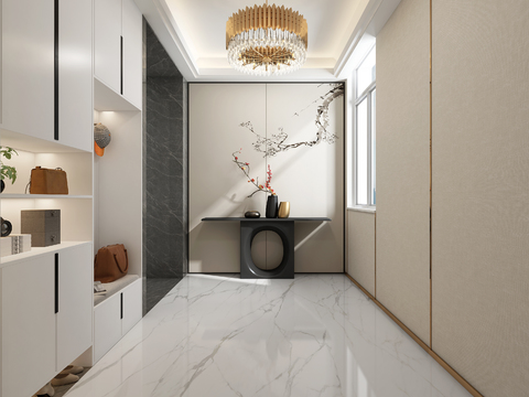  玄关走廊 过道3d模型 