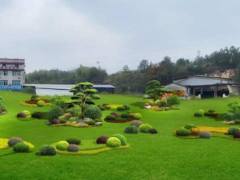  园林景观 花坛造景psd 