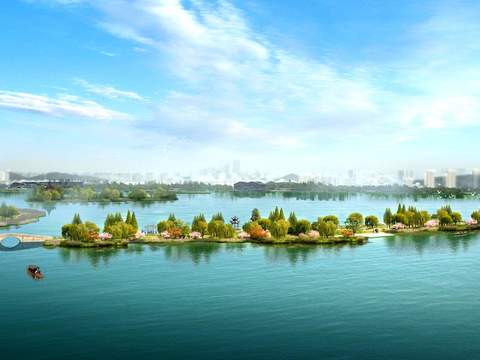  大海 岛屿鸟瞰psd 