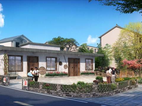  美丽乡村 农村改造psd 