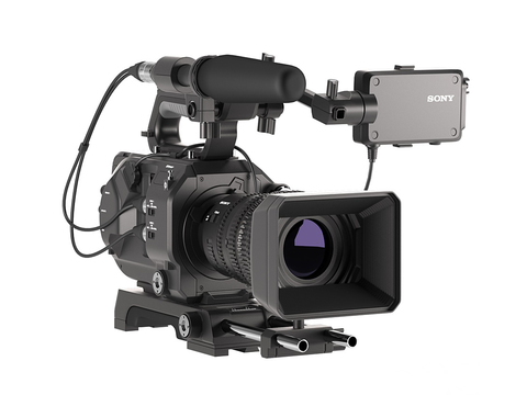  现代手持摄影机数码相机3d模型 