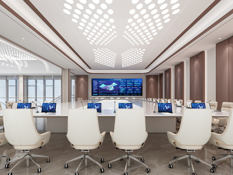  指挥中心3d模型 