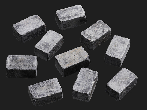  砖头 砖块 石砖3d模型 