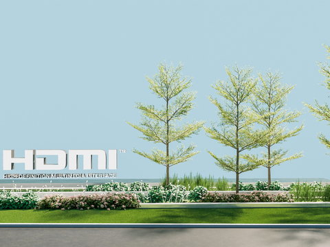  标识logo景墙 景观小品3d模型 