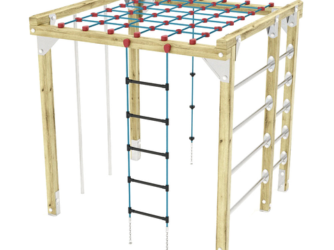  现代儿童攀爬架3d模型 