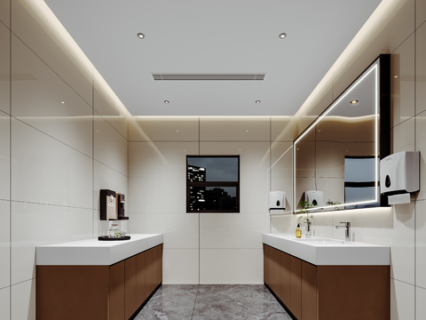  办公室 茶水间3d模型 