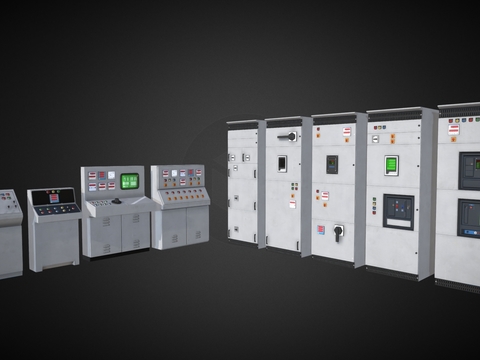  控制台 操控台3d模型 