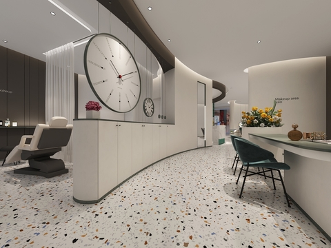  现代牙科诊所3d模型 