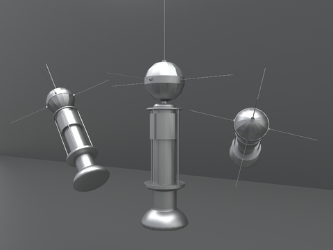  卫星3d模型 
