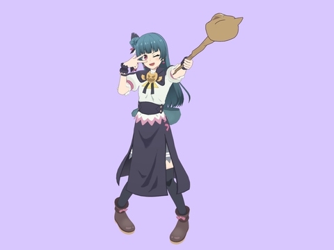  日系美少女 二次元 动漫角色3d模型 