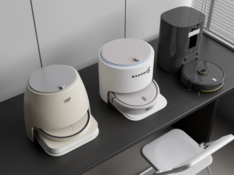  扫地机器人 智能扫地机3d模型 