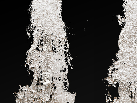  喷泉 流水3d模型 