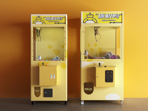  现代娃娃机3d模型 