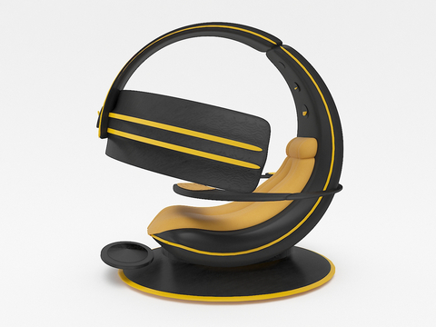  游戏座椅 游戏设备3d模型 