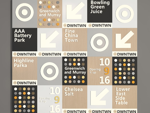  导视指示 墙饰挂件3d模型 