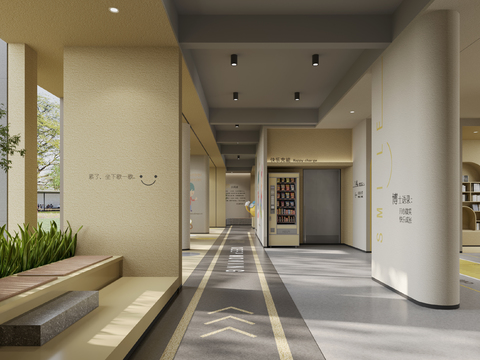  架空层 儿童活动区 游玩区3d模型 