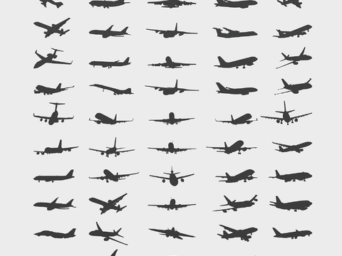  飞机 运输机  双翼机 3d模型 