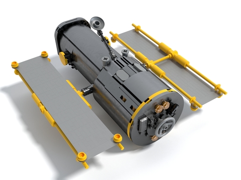  卫星 航天器 宇宙飞船3d模型 